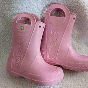 Crocs Handle It Rain Boots Girl's Size 2(J)